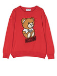 Ropa para niños - jersey de punto Teddy Bear rojo unisex MOSCHINO