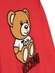 Ropa para niños - jersey de punto Teddy Bear rojo unisex MOSCHINO