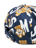 Children's clothing - Teddy Bear MOSCHINO navy blue cap