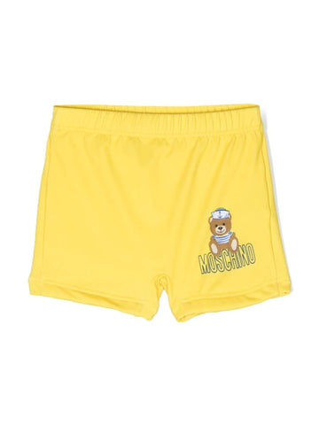 Children's clothing - yellow swimsuit with bear MOSCHINO