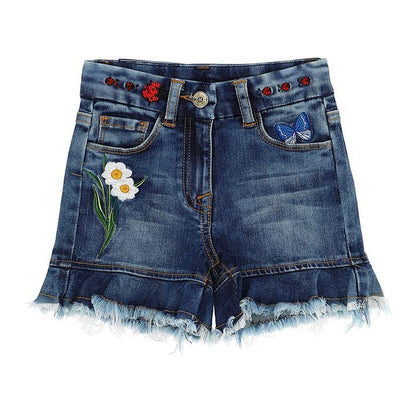ROPA PARA NIÑOS - SHORTS TEJANOS MONNALISA - Modini Shop