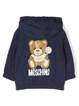Ropa para niños -  chaqueta azul marino con estampado Teddy Bear MOSCHINO