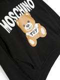 Ropa para niños - sudadera NEGRA con capucha Teddy Bear MOSCHINO