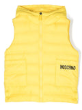 Teddy Bear motif quilted waistcoat MOSCHINO