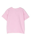 ملابس البنات - تيشيرت تيدي بير موسكينو باللون الوردي