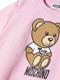 Ropa para niñas -  camiseta rosa Teddy Bear  MOSCHINO