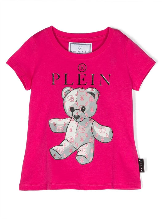 Ropa para niños - camiseta fuxia Philipp Plein