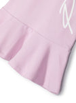 Ropa para niños - vestido rosa con logo estampado Philipp Plein