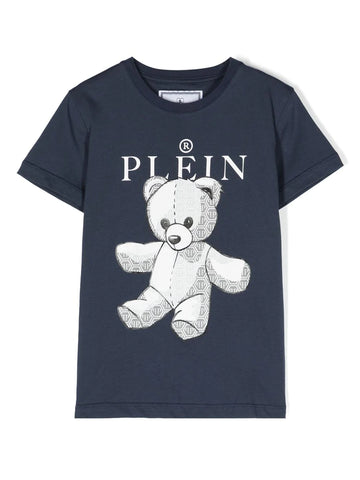Ropa para niños - camiseta azul marino Philipp Plein