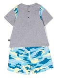 ملابس الأطفال - طقم من قطعتين مع تفاصيل شعار PHILIPP PLEIN