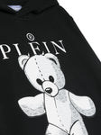 Childrenswear - Philipp Plein logo hooded sweatshirt