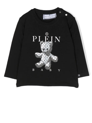 Long sleeve T-shirt with baby BEAR Philipp Plein