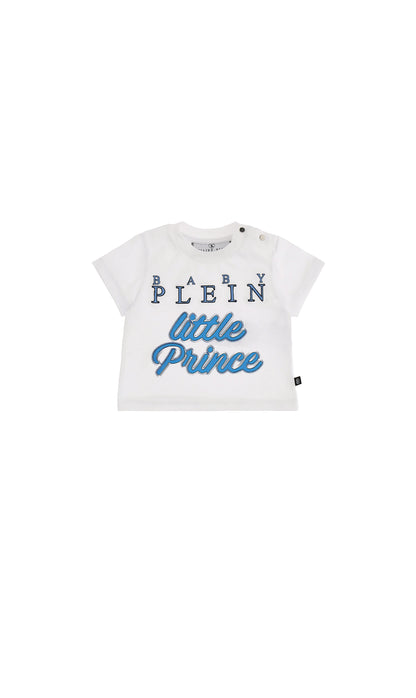 Children's clothing - PHILIPP PLEIN blue logo embroidered t-shirt