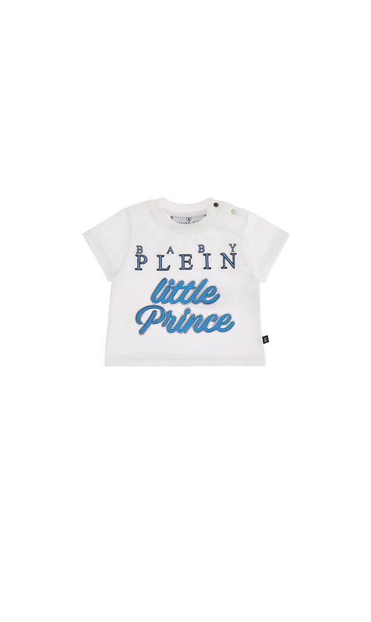 Ropa para niños - camiseta logo azul  bordado  PHILIPP PLEIN