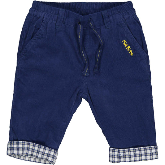 Pantalón velvet niño azul BIRBA