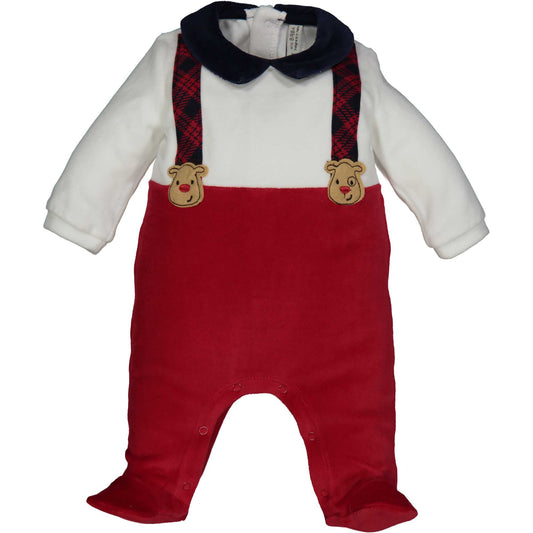 Conjunto rojo/azul en caja BIRBA