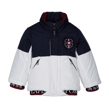 CHAQUETA INVIERNO BLANCO/AZUL MARINO POLYESTER PARA NIÑO LAPIN HOUSE