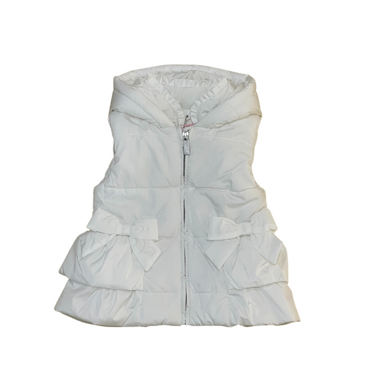 ROPA PARA NIÑOS - CHALECO BLANCO NIÑA LAPIN HOUSE