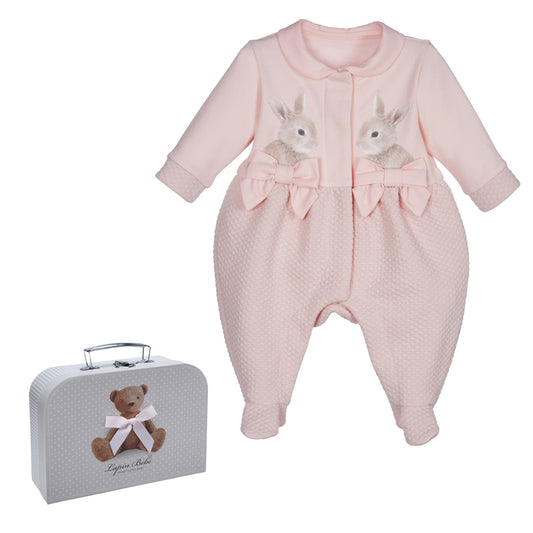 ROPA PARA BEBE - CONJUNTO ROSA BEBE LAPIN HOUSE