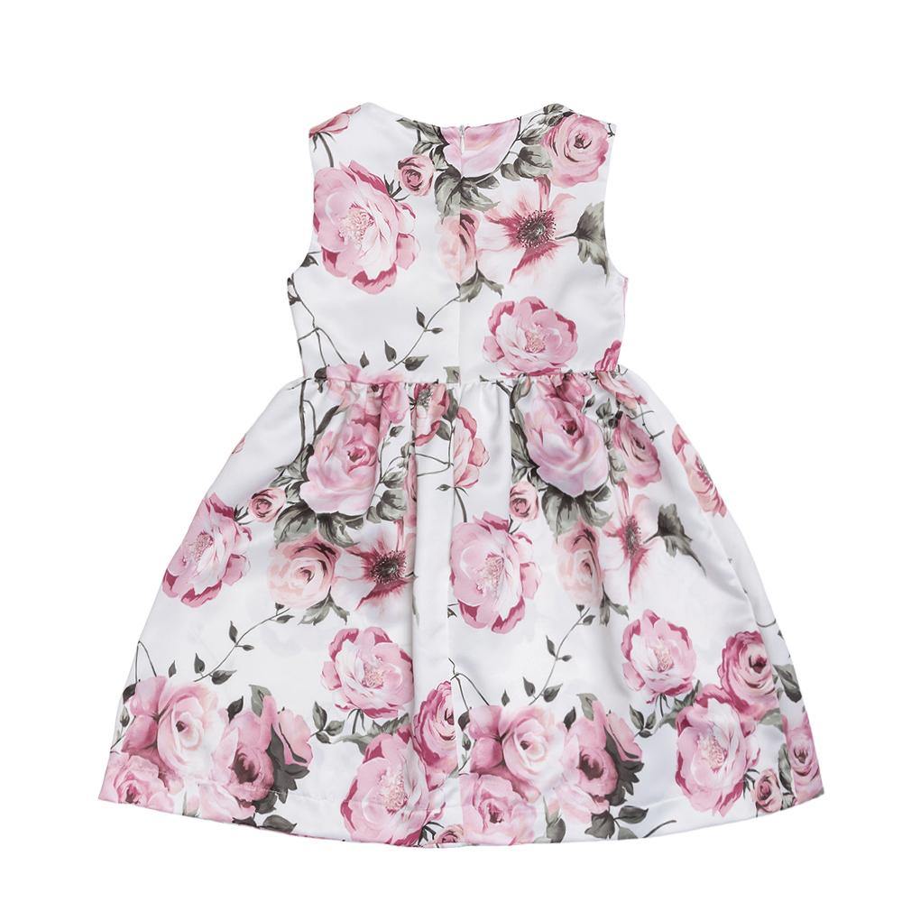 ROPA PARA NIÑOS - VESTIDO  CON FLOR MAGIL TULL - Modini Shop