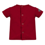 Ropa para bebé niño - set de camiseta roja con pantalón corto gris LAPIN HOUSE