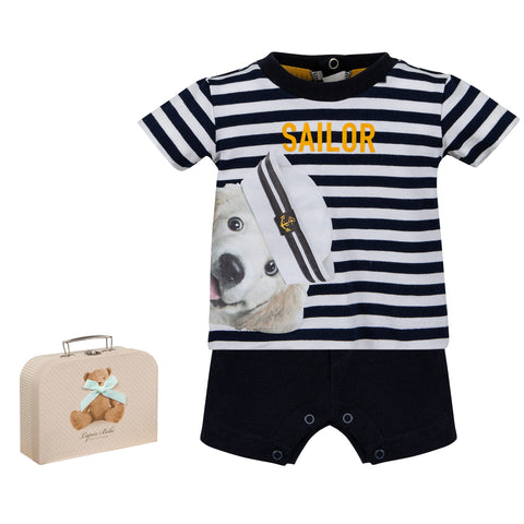 Ropa para bebé niño - set Sailor de camiseta con pantalón corto LAPIN HOUSE