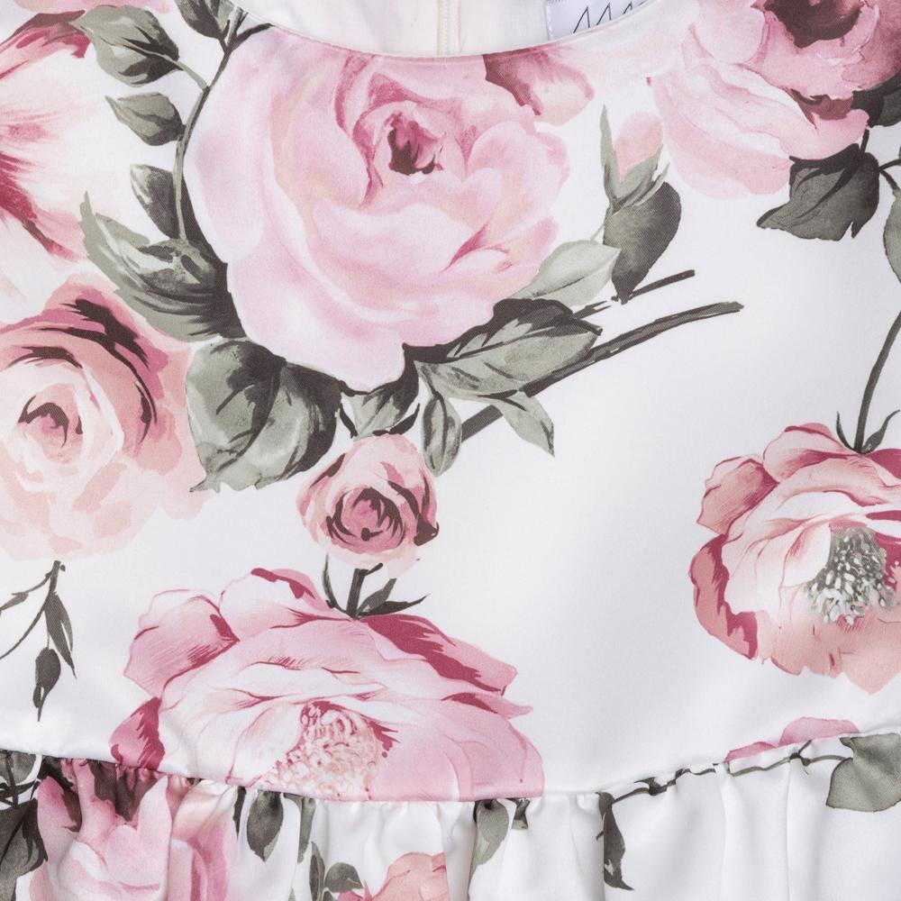 ROPA PARA NIÑOS - VESTIDO  CON FLOR MAGIL TULL - Modini Shop