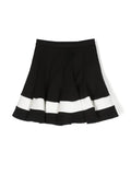 Girl's clothing - Matching skirt with logo and TWINSET appliqués