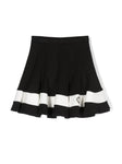 Girl's clothing - Matching skirt with logo and TWINSET appliqués