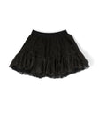 Girl's clothing - Black skirt with rhinestone appliqués TWINSET