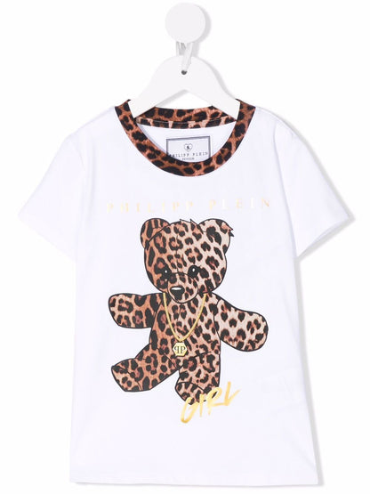 Ropa para niños - camiseta blanca oso Philipp Plein