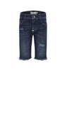 Pantalon corto tejano denim con logo Philipp Plein