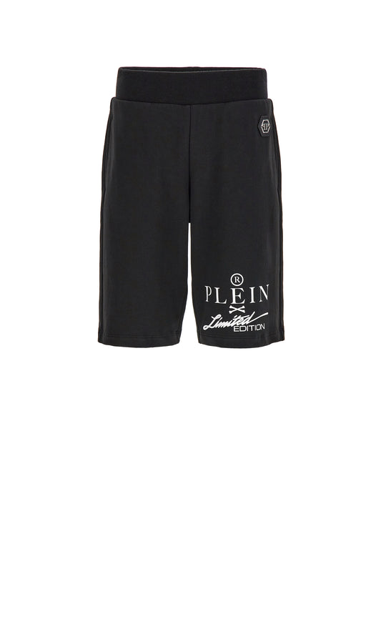 Pantalon corto negro PHILIPP PLEIN