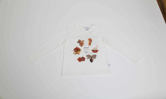ROPA PARA NIÑAS - CAMISETA PRINT NAVIDAD MAGIL - Modini Shop