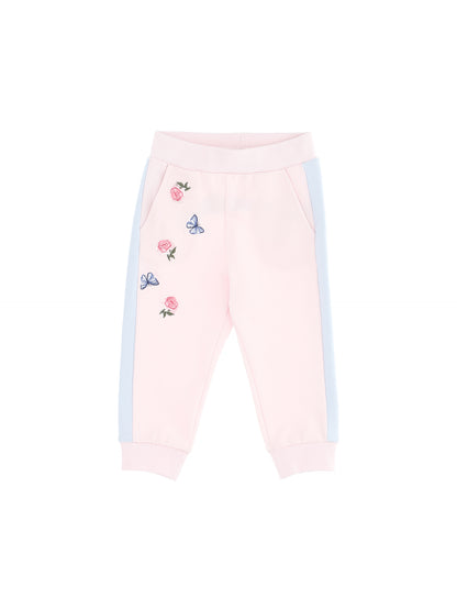 Set deportivo para niña bebe - un chandal con oso estampado MONNALISA