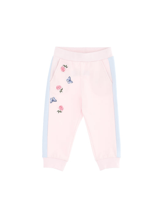 Set deportivo para niña bebe - un chandal con oso estampado MONNALISA