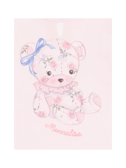 Set deportivo para niña bebe - un chandal con oso estampado MONNALISA