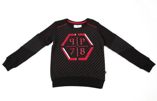 Sudadera negra para niño Philipp Plein