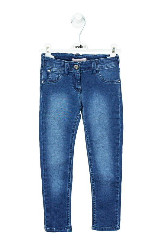 ROPA PARA NIÑOS - PANTALONES TEJANOS MISS BLUMARINE - Modini Shop