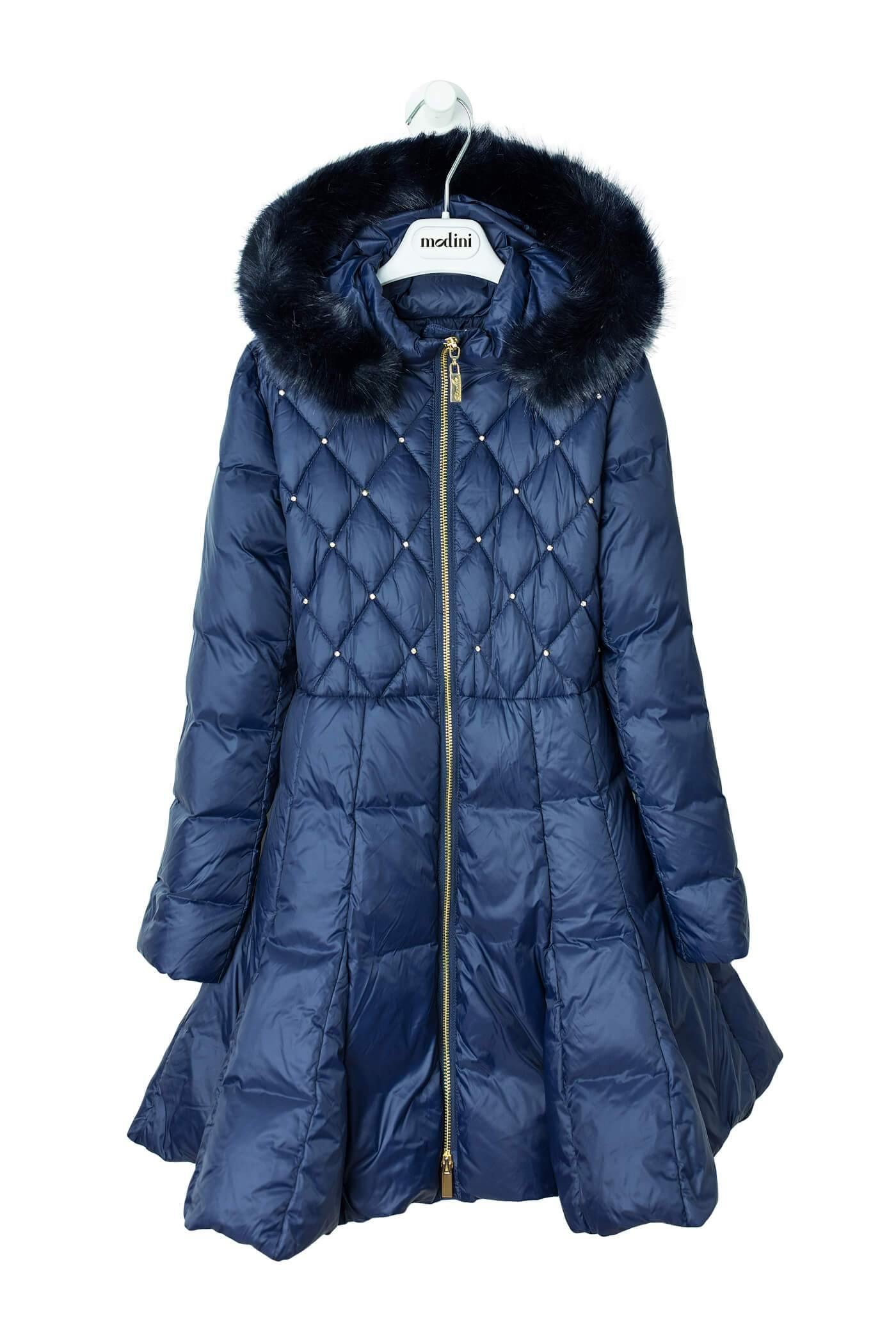 ROPA PARA NIÑOS - CHAQUETÓN AZUL MARINO MISS BLUMARINE - Modini Shop