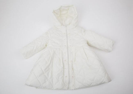 ROPA PARA NIÑAS - ABRIGO BLANCO BIMBALO - Modini Shop