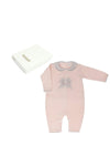 CONJUNTO rosa de lana para bebé niña invierno Bimbalò - Modini Shop