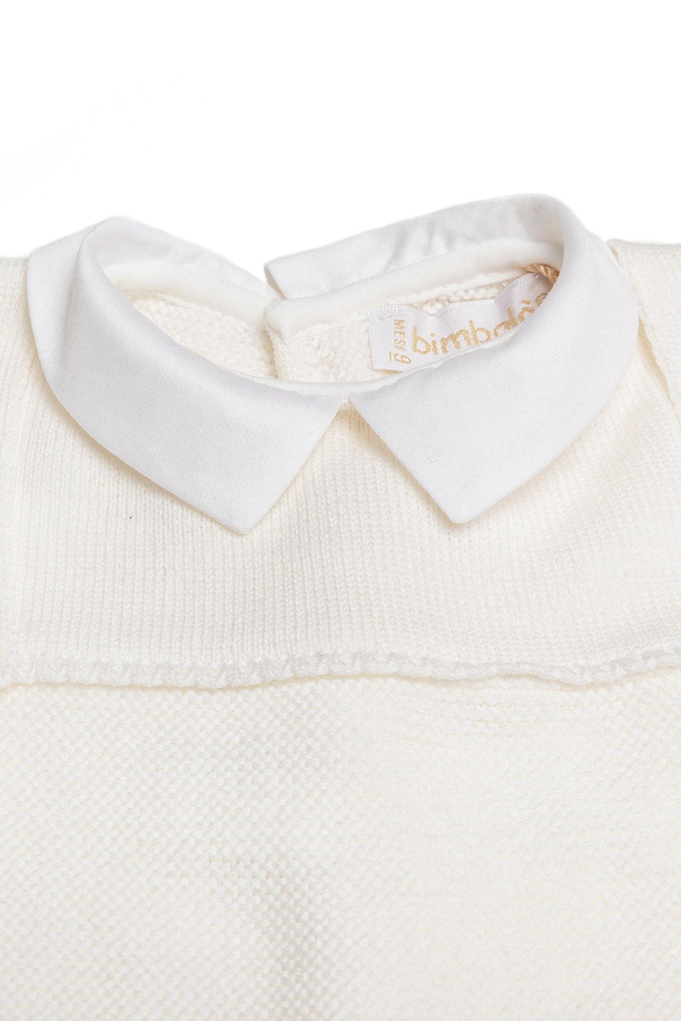 CONJUNTO blanco de algodón para bebé niño invierno Bimbalò - Modini Shop