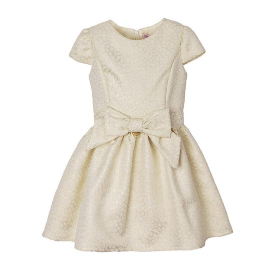 ROPA PARA NIÑOS - VESTIDO DORADO MISS BLUMARINE - Modini Shop
