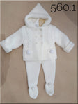 Ropa para niños- set a punto doble con capucha para bebé niño Baby Fashion
