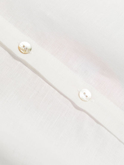 Traje de lino pantalón corto Azul 590 para niño Mimilú