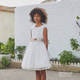 Ceremony dress 593411 sleeveless of the brand AMAYA