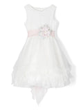 Vestido de ceremonia blanco 617 para niñas de la marca MIMILÚ