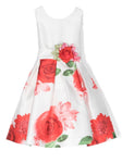 Ceremony dress with floral motif 630 of the brand MIMILÚ
