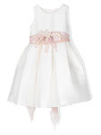 White ceremony dress 637 for girls of the brand MIMILÚ